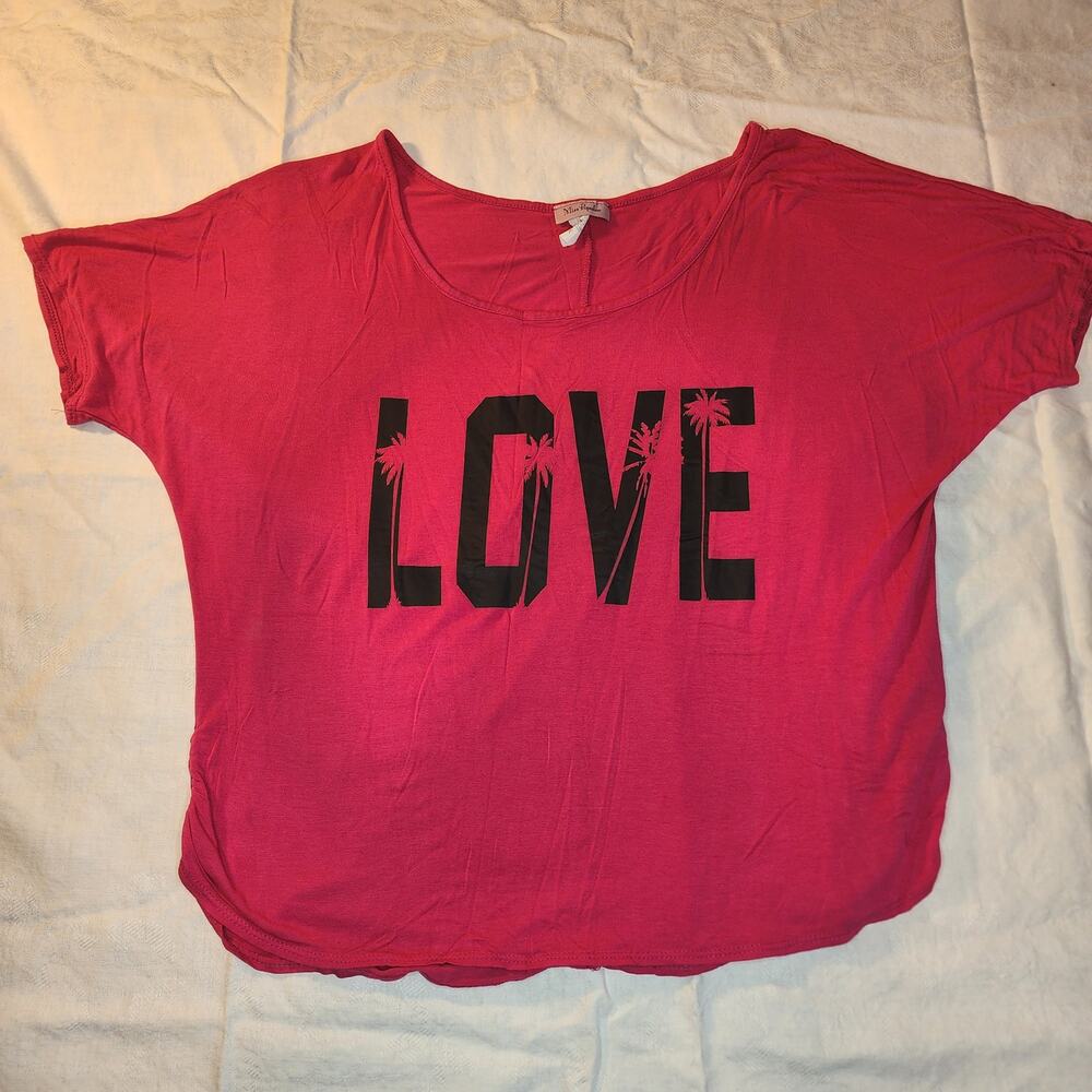 Miss Popular "LOVE" Women's Shirt-1X